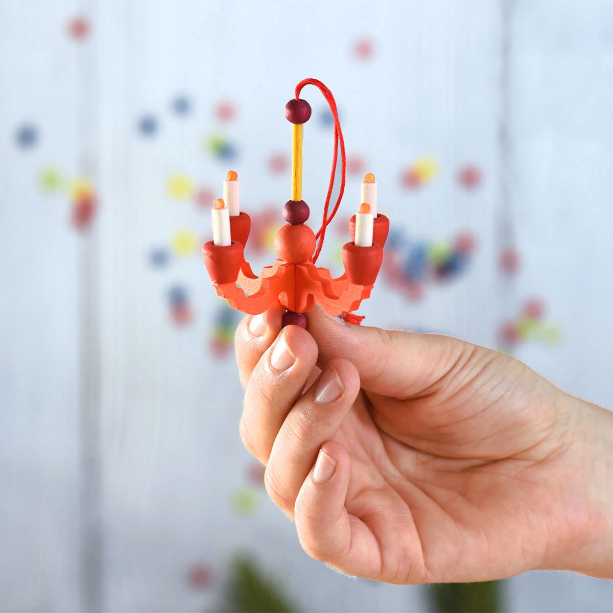 Erzgebirge Chandelier (3D) Christmas tree decoration